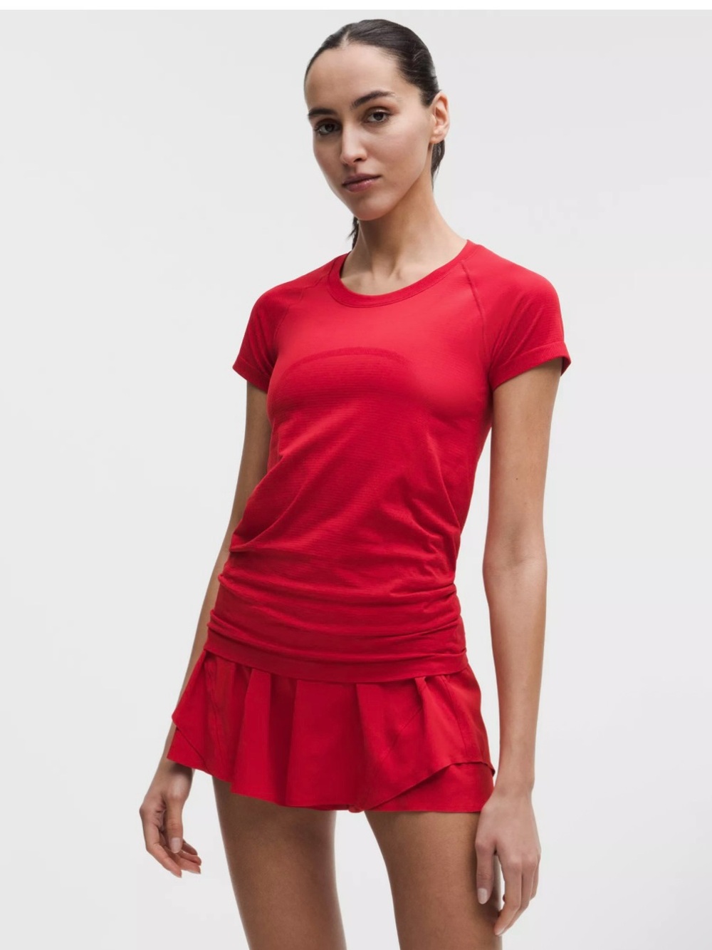 NWOT Lululemon Swiftly Tech Short Sleeve in Oxford Red